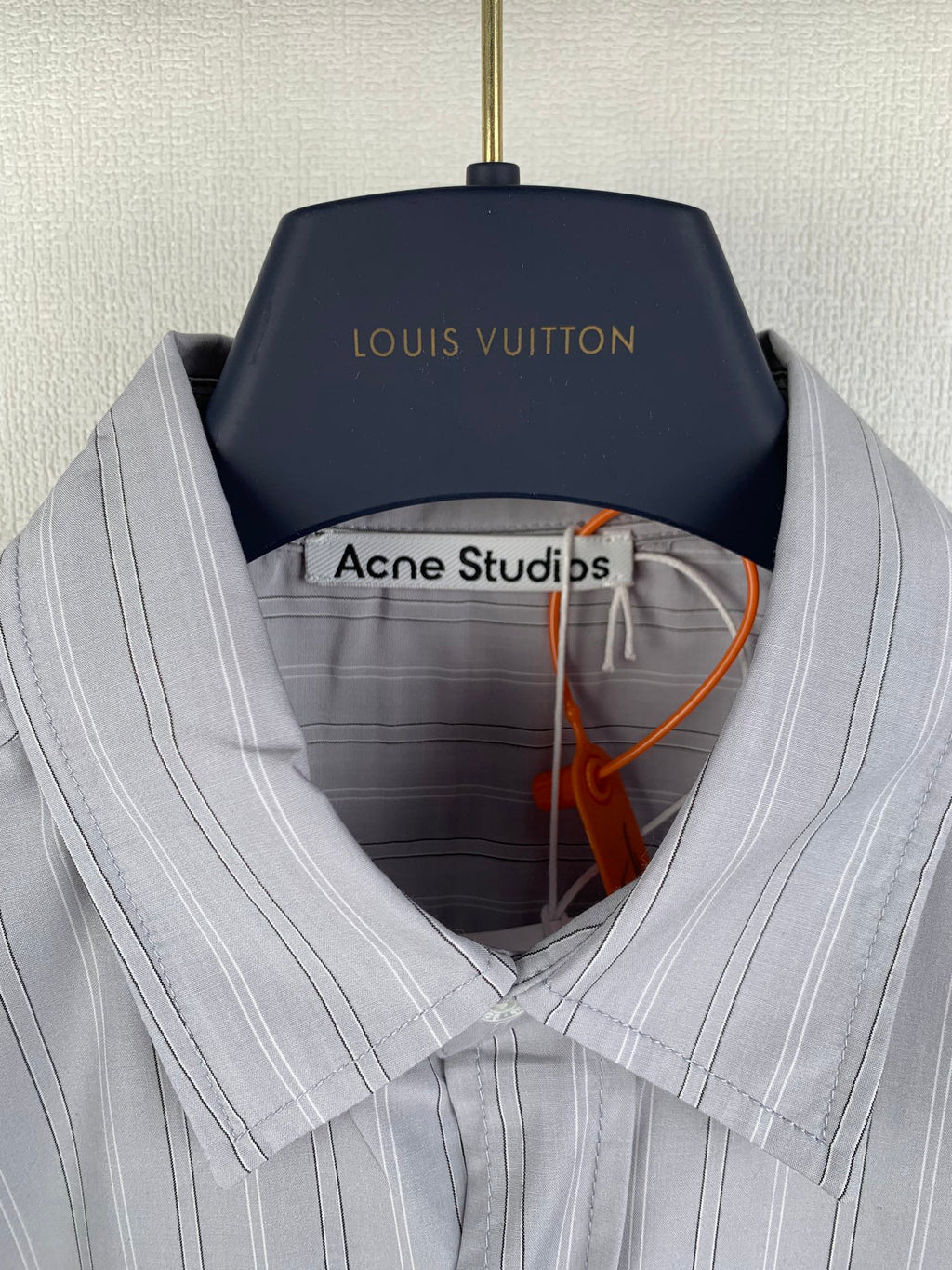 Acne Studios Oversized Long‑Sleeve Stripe Button‑Up Shirt