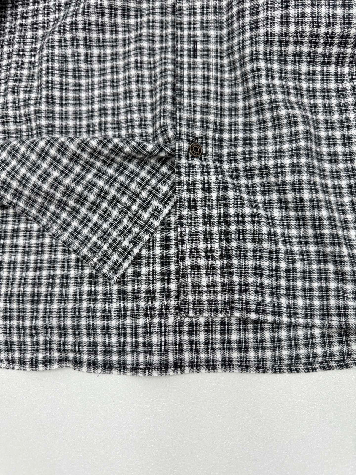 Acne Studios Oversized Long‑Sleeve Check Button‑Down Shirt