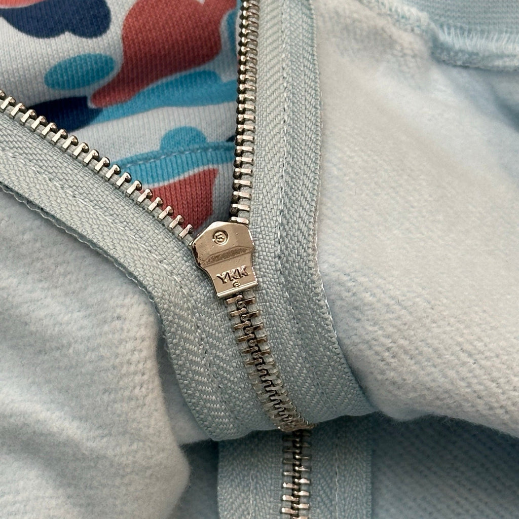 BAPE PA Series Coral Blue ABC Camo Shark Full-Zip Hoodie - Hangzhou City Limited