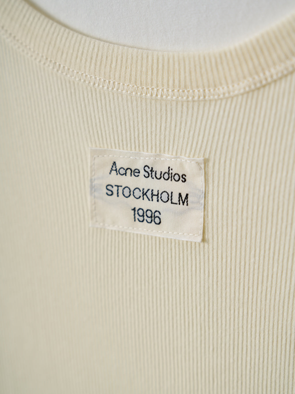 Acne Studios Mock‑Layer Ribbed Tank Top
