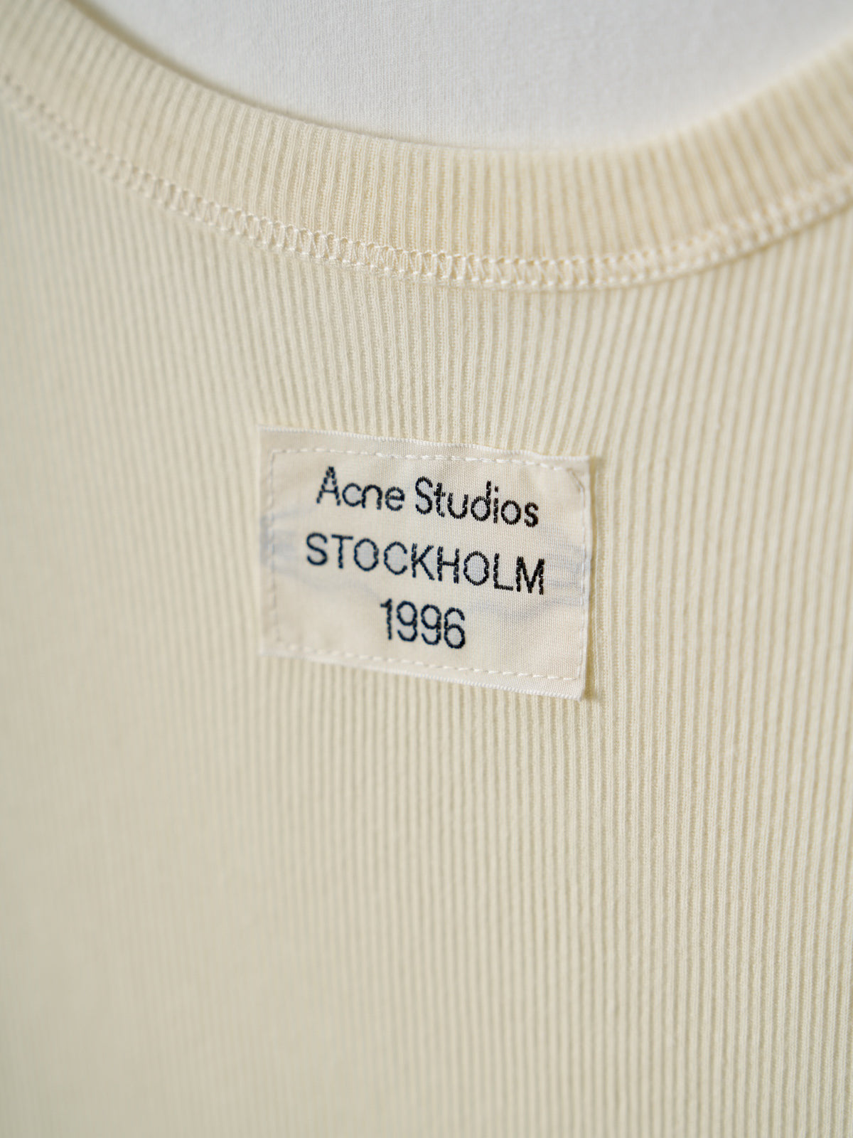 Acne Studios Mock‑Layer Ribbed Tank Top