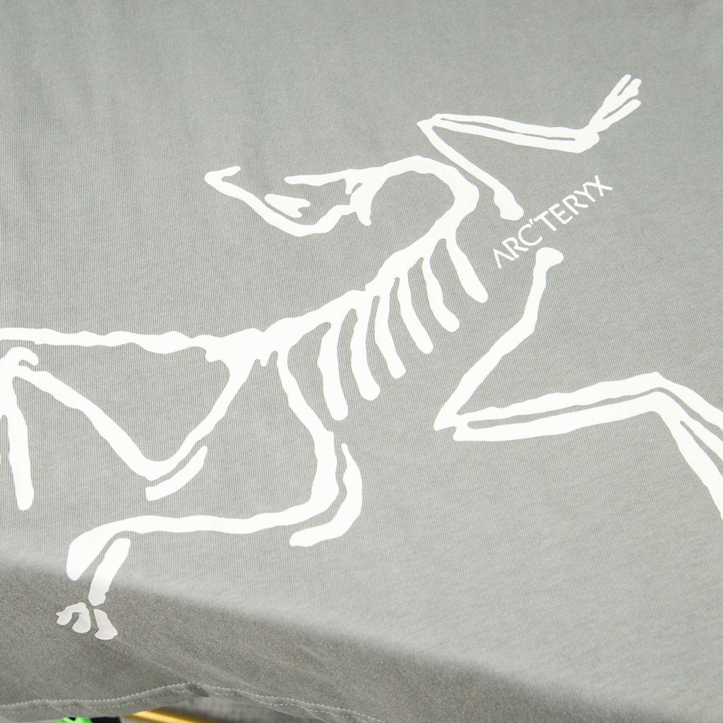 Arc'teryx Mini Bird Logo Front & Oversized Archaeopteryx Skeleton Back Unisex T-Shirt