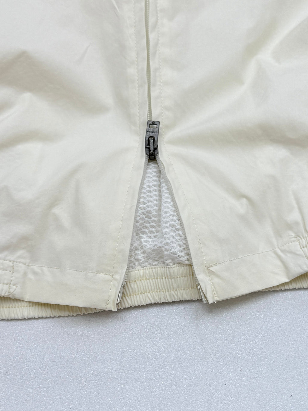 Acne Studios Off‑White Full‑Zip Stand‑Collar Track Jacket