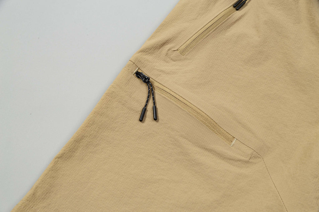 Arc'teryx Multi‑Zipper Pocket Drawstring Functional Outdoor Shorts