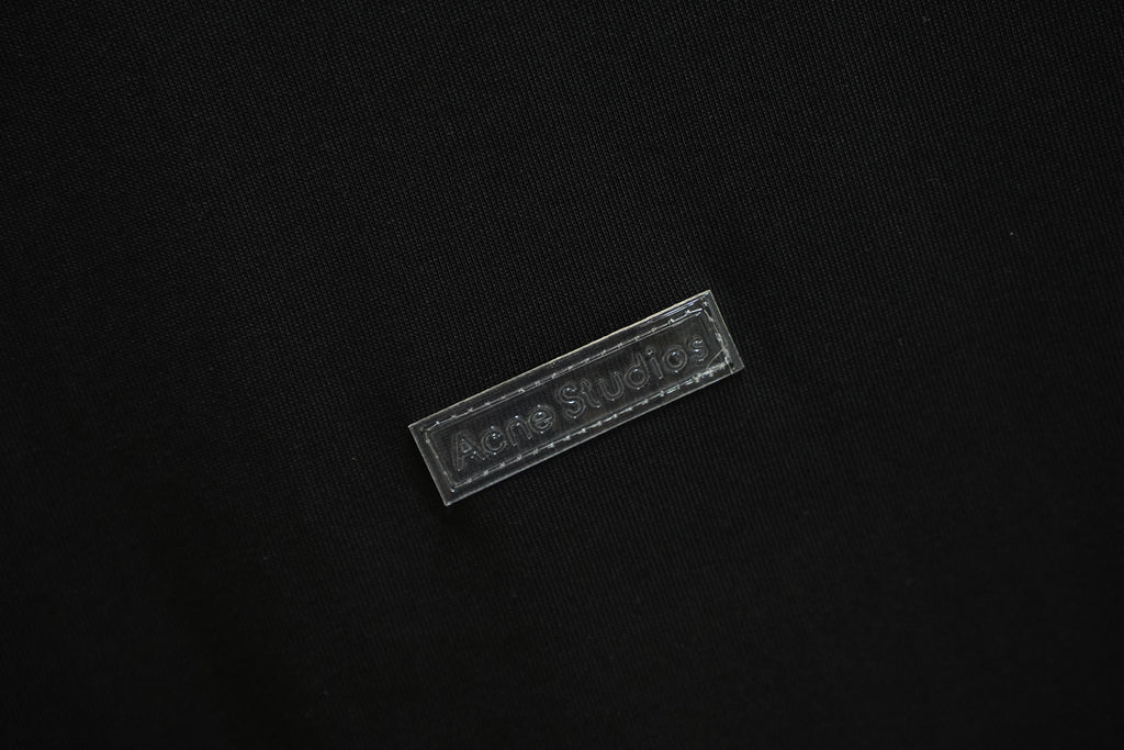 Acne Studios Solid Crew‑Neck Short‑Sleeve T‑Shirt