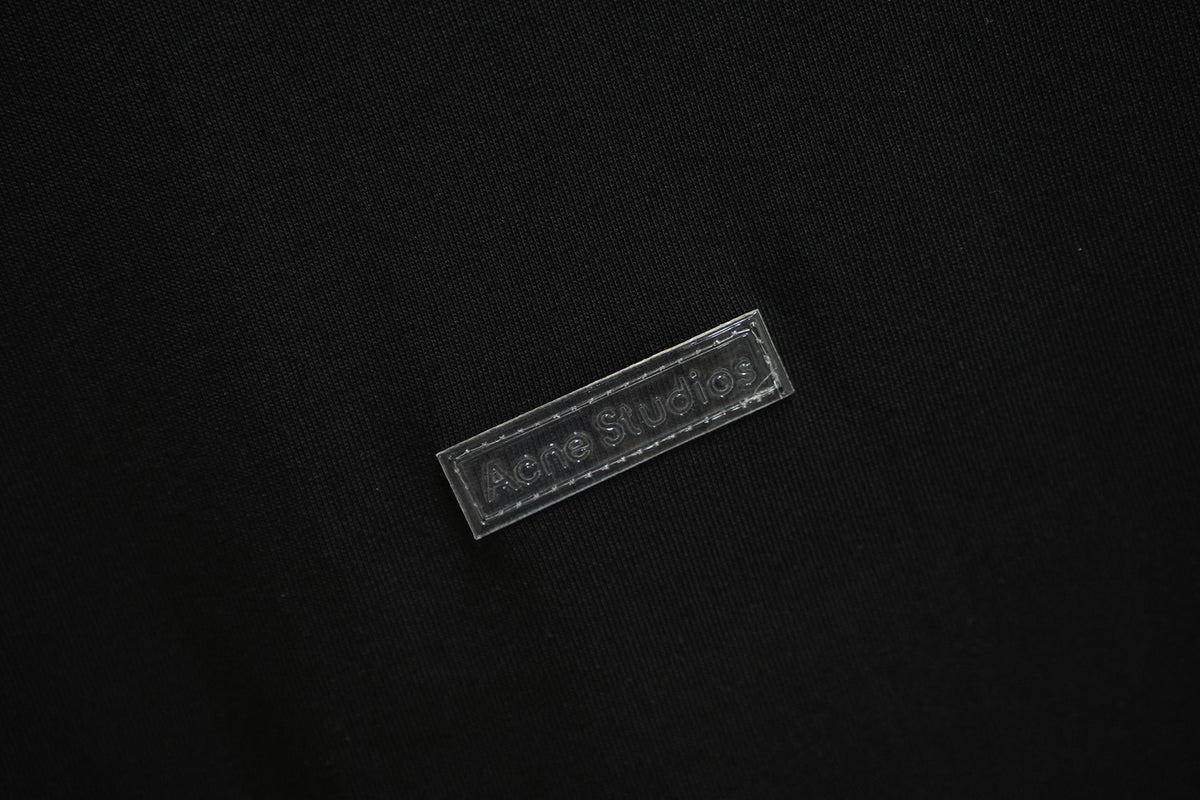 Acne Studios Solid Crew‑Neck Short‑Sleeve T‑Shirt
