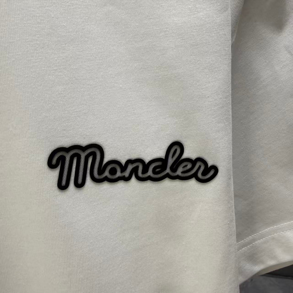 Moncler Script Logo T-Shirt White