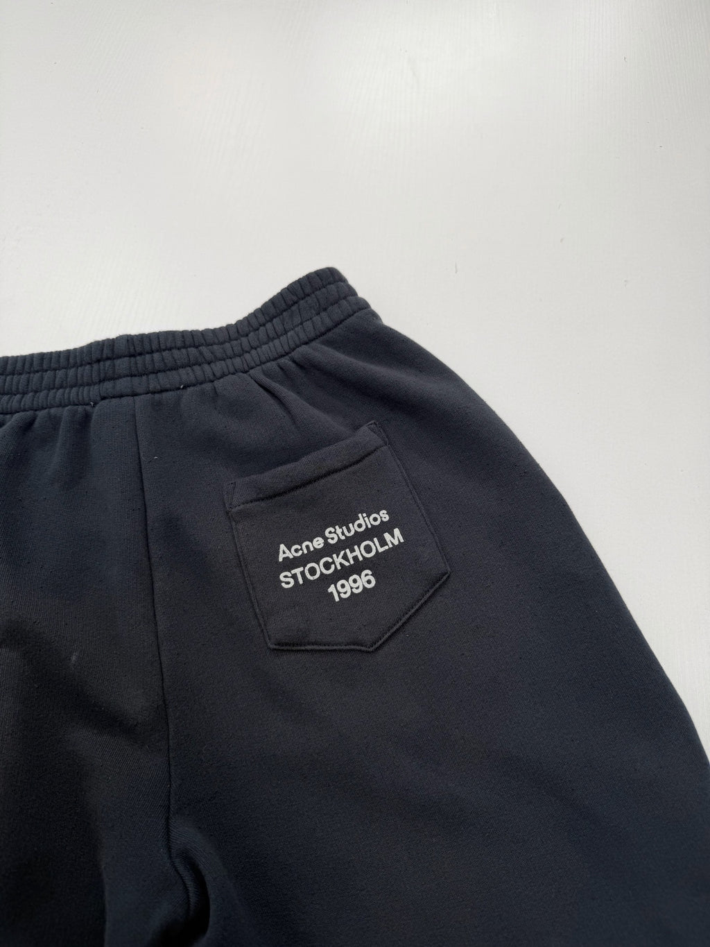 Acne Studios Drawstring Elastic‑Waist Wide‑Leg Sweatpants