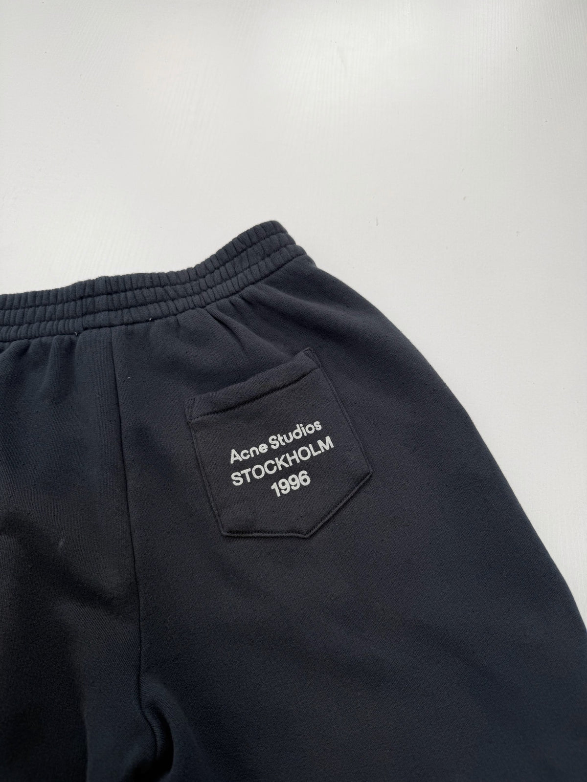 Acne Studios Drawstring Elastic‑Waist Wide‑Leg Sweatpants