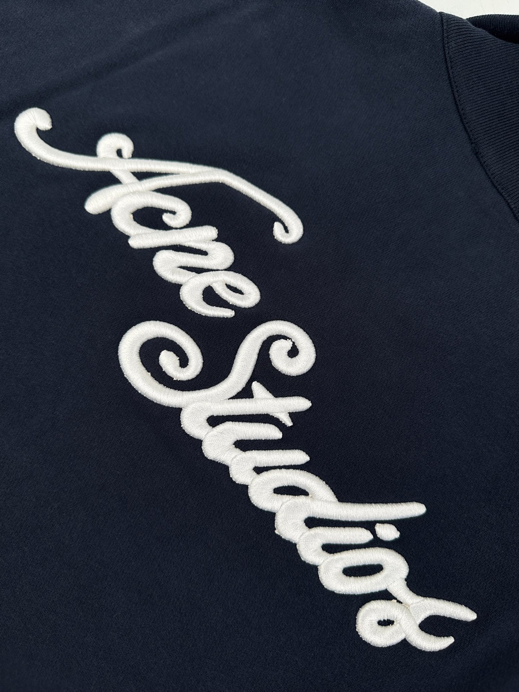 Acne Studios Full‑Zip Stand Collar Script Sweat Jacket