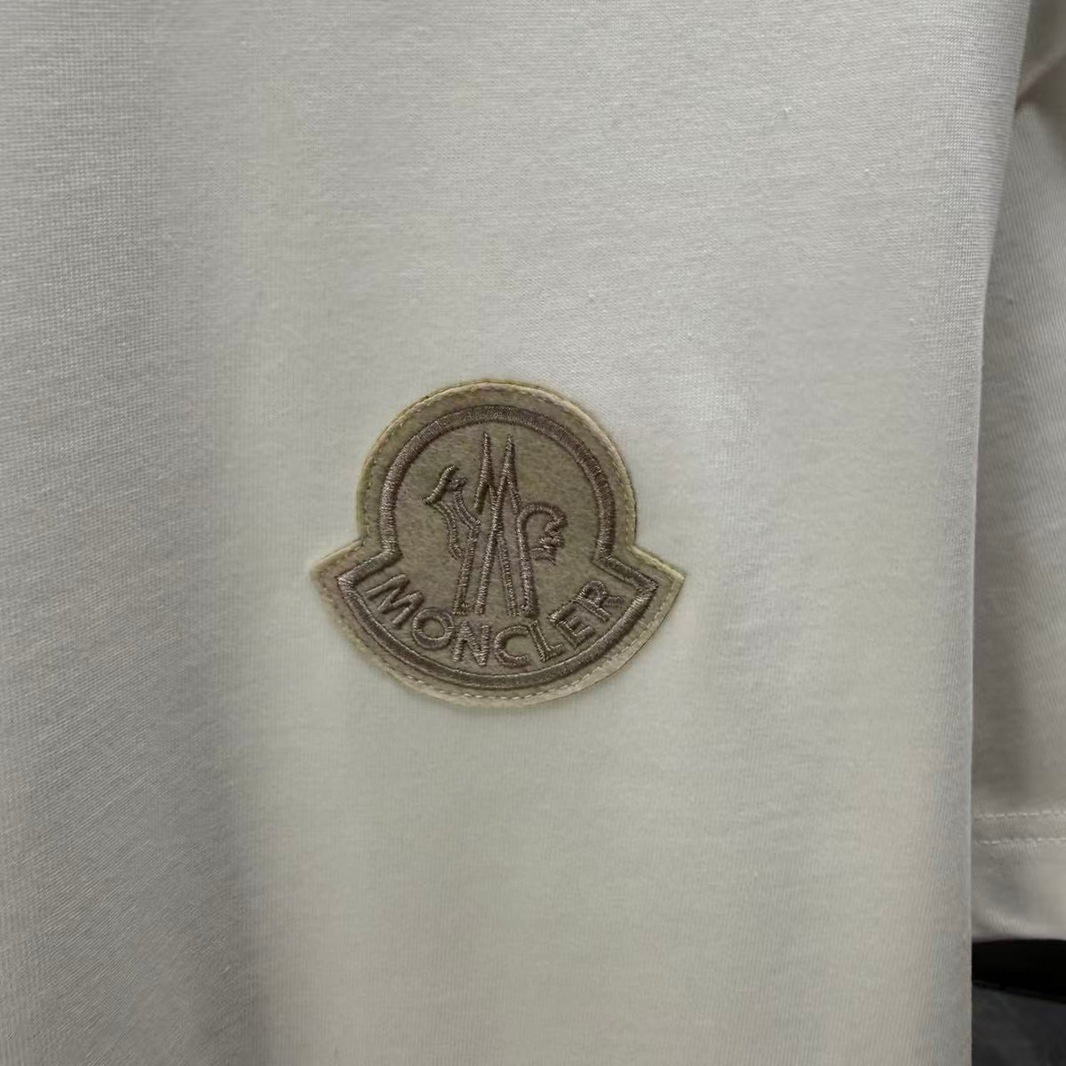 Moncler Tonal 3D Badge T-Shirt White