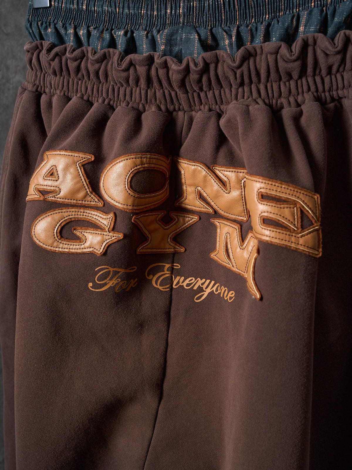 Acne Studios Double‑Waistband Wide‑Leg Sweatpants