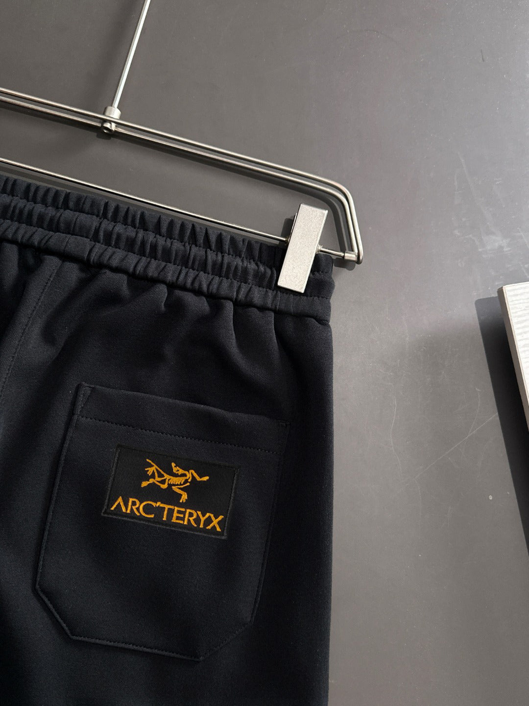 Arc'teryx Gold Bird Embroidered Elastic Waist Tapered Jogger Pants