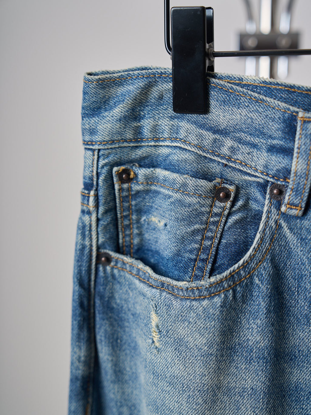 Acne Studios Distressed Wide‑Leg Denim Jeans