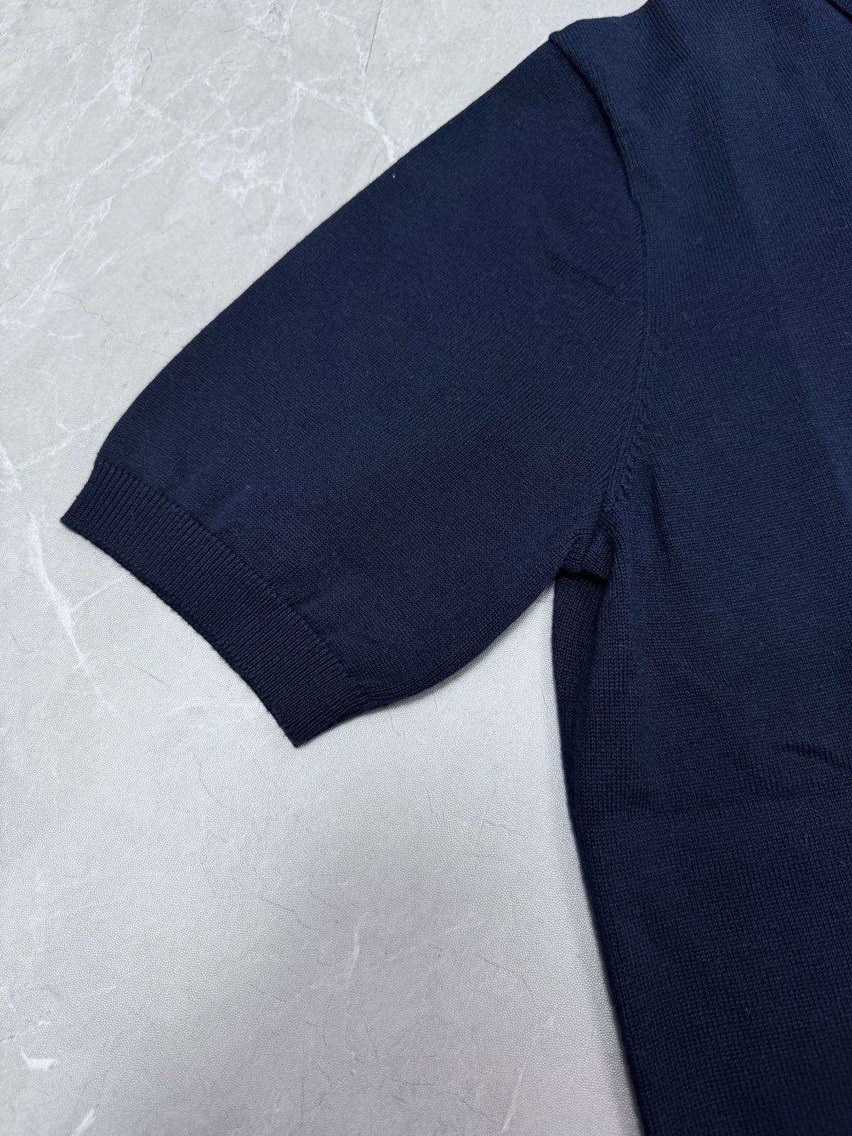 Ralph Lauren Men's Cable‑Knit Short‑Sleeve Polo Shirt