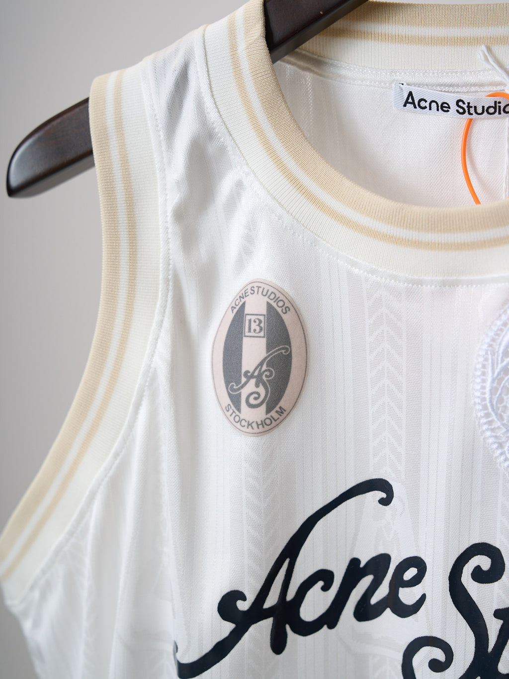 Acne Studios Unisex Sleeveless Basketball‑Style Jersey Tank Top