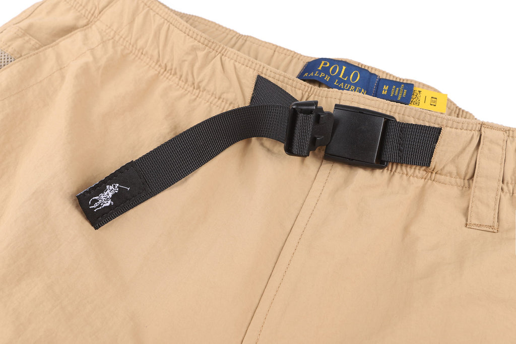 Polo Ralph Lauren Men's Belted Nylon Casual Shorts, Signature Pony Embroidery