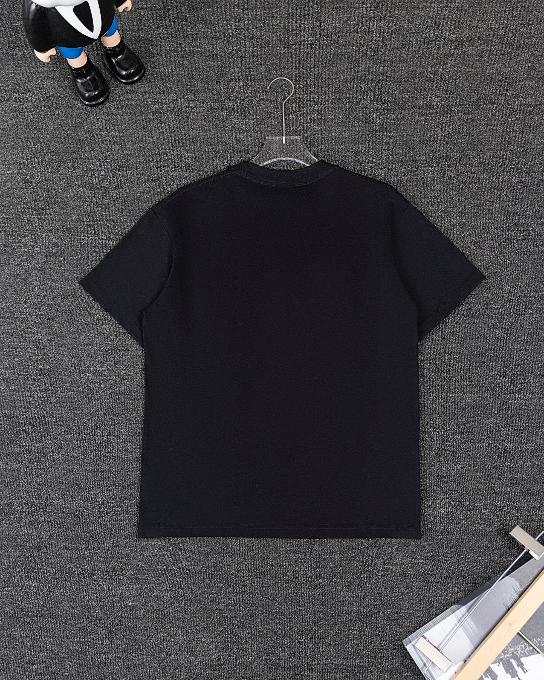 Amiri Overlapped Logo Short‑Sleeve T‑Shirt & Drawstring Shorts Two‑Piece Set