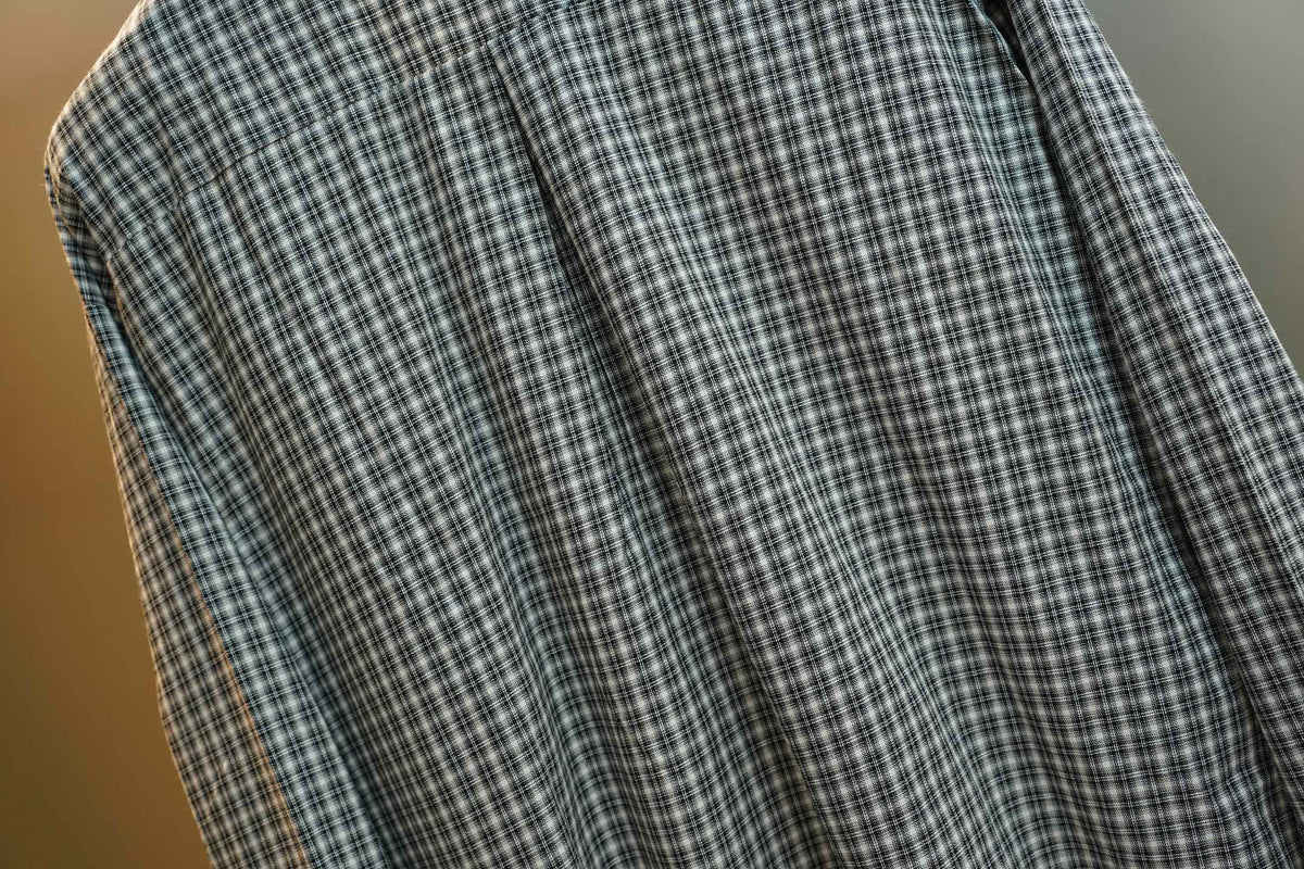 Acne Studios Check Patch‑Pocket Long‑Sleeve Button‑Down Shirt