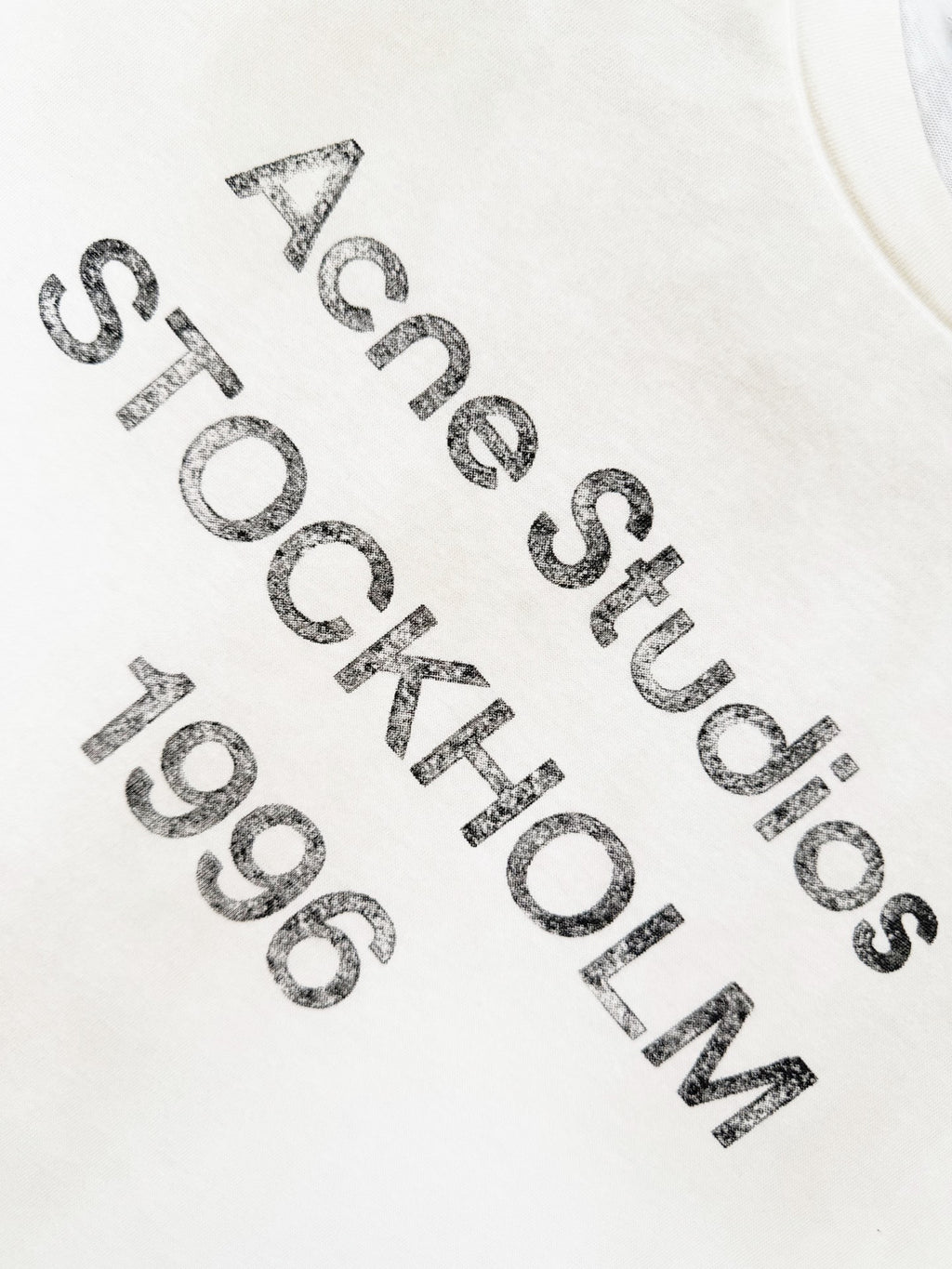Acne Studios Stockholm 1996 Vintage‑Wash Crew‑Neck Long‑Sleeve T‑Shirt