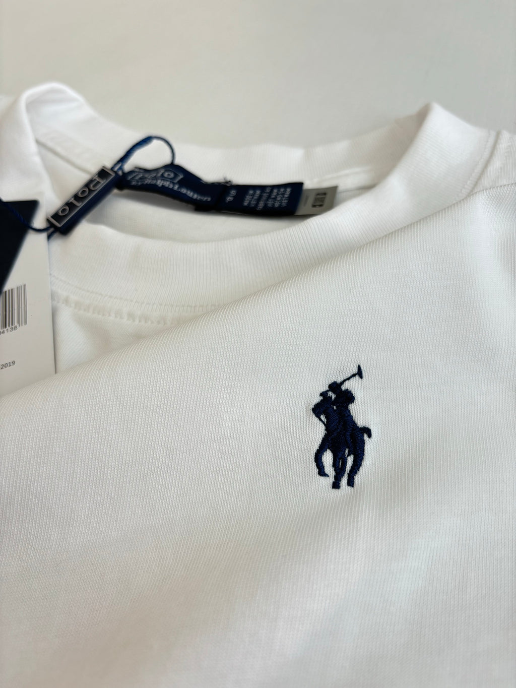 Ralph Lauren Men's Relaxed‑Fit Crew‑Neck Short‑Sleeve T‑Shirt With Navy Pony Logo