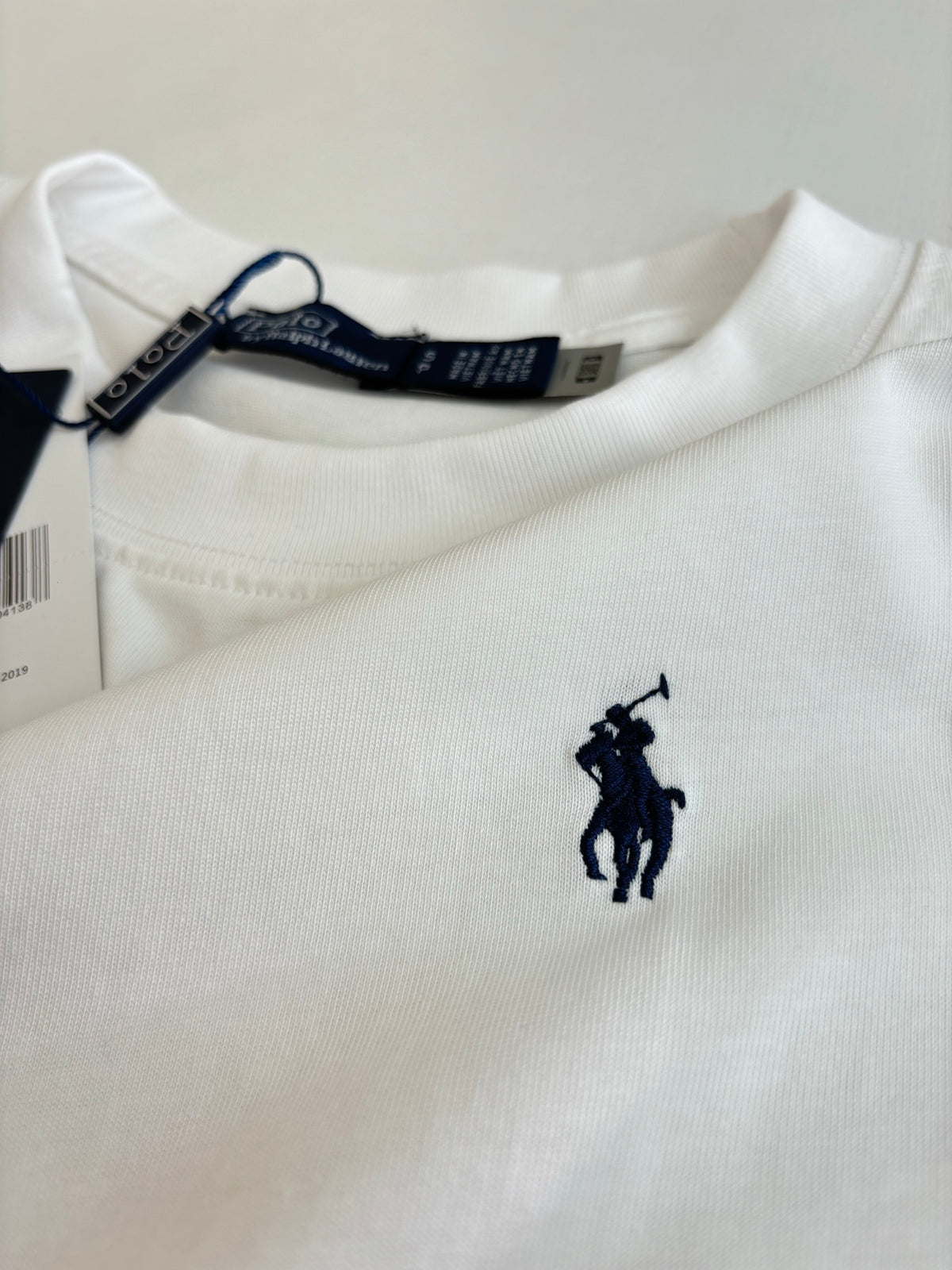 Ralph Lauren Men's Relaxed‑Fit Crew‑Neck Short‑Sleeve T‑Shirt With Navy Pony Logo