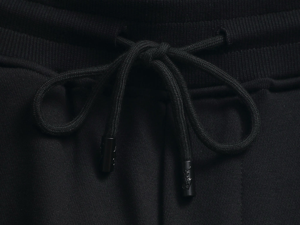 Ralph Lauren Men's Drawstring French Terry Sweat Shorts With Red Pony Logo