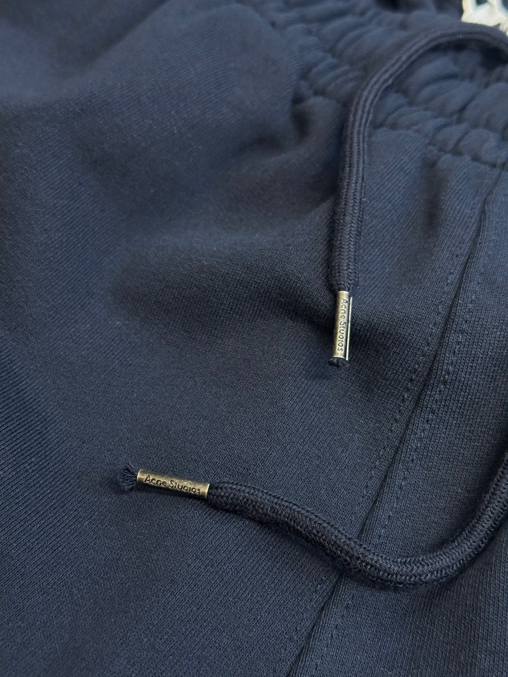 Acne Studios Script‑Detail Elastic Waist Wide‑Leg Sweatpants