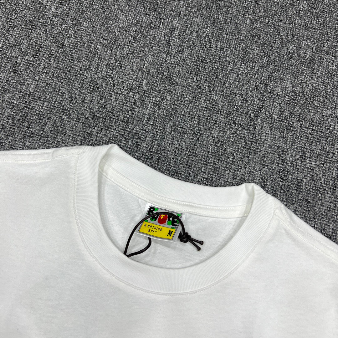 BAPE A Rising Bape Moon Ape Head Sci-Fi Comic Tee Oversized Unisex T-Shirt