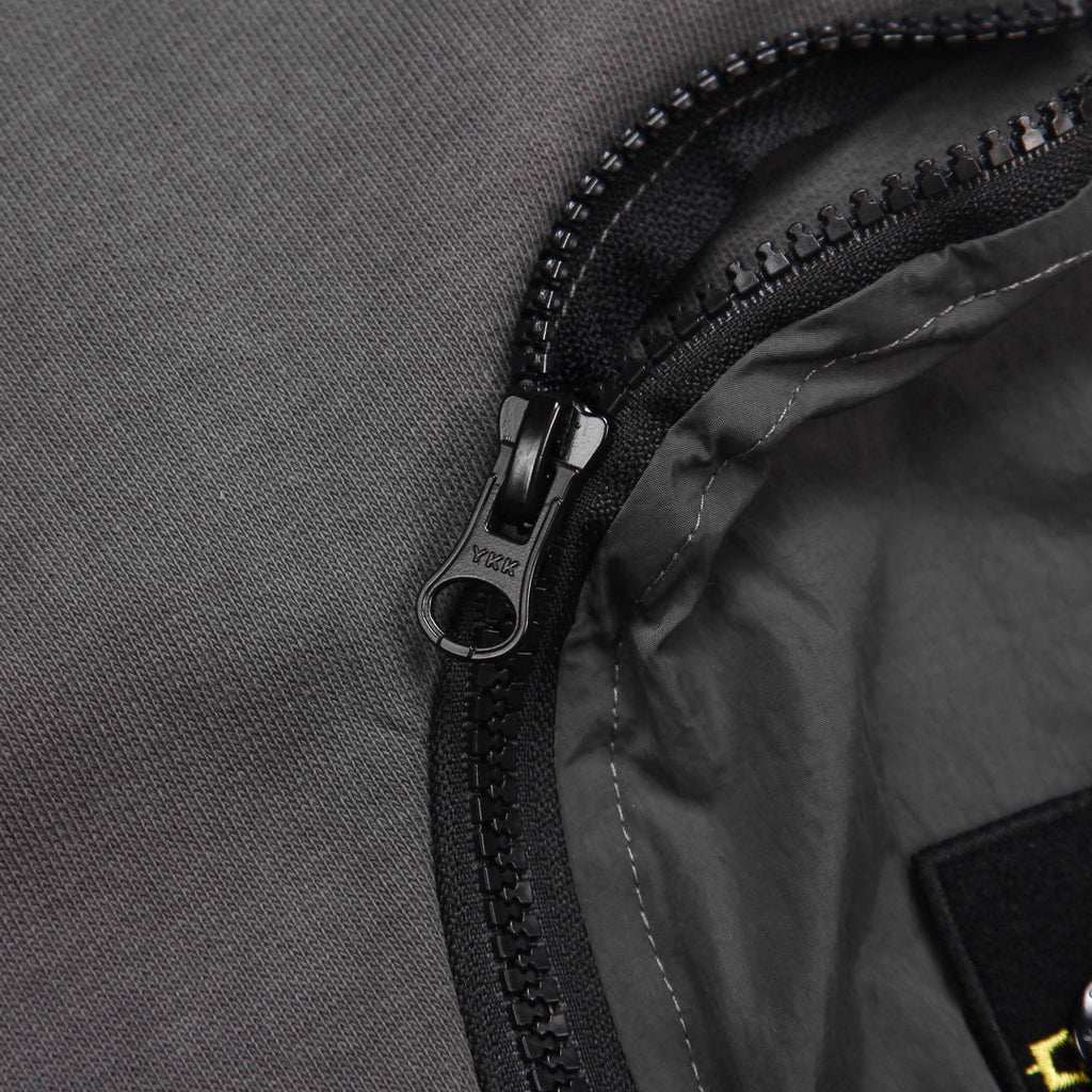Stone Island Cargo Jogger Pants with Right Thigh Nylon Curved Flap Zip Pocket and Compass Badge