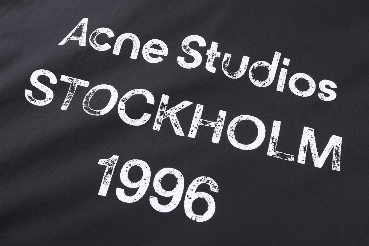 Acne Studios Zip‑Up Collared Harrington Jacket
