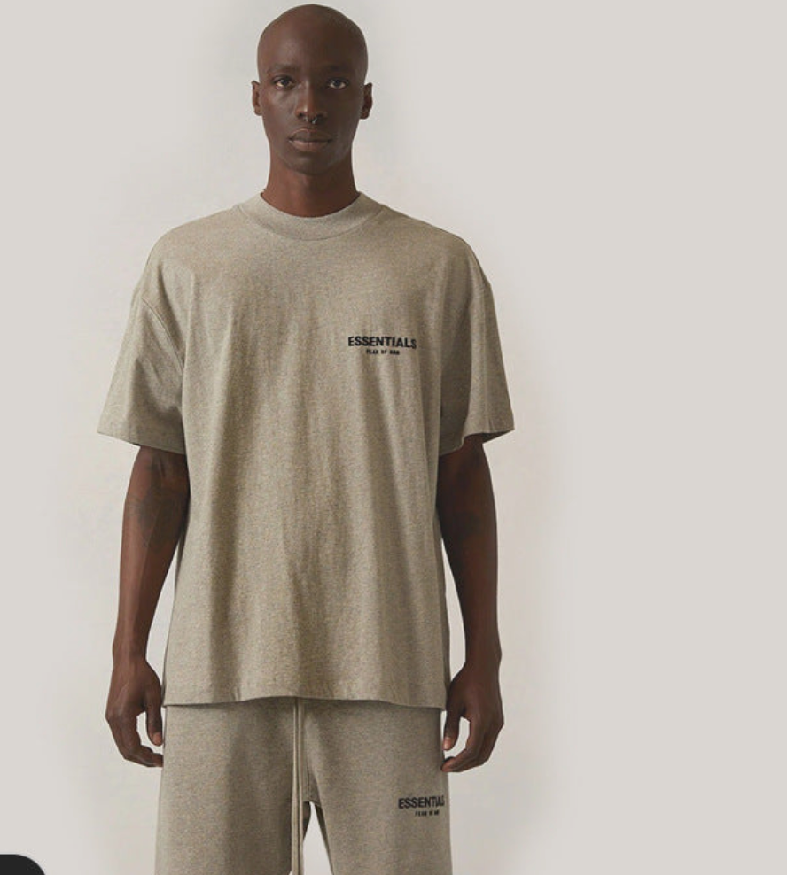 FOG Essentials Heavyweight Crewneck Short Sleeve T-Shirt – 2022SS American Streetwear