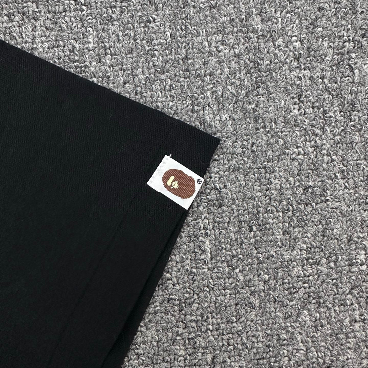 BAPE SS26 WGM Shark Glitter Print T-Shirt — Black