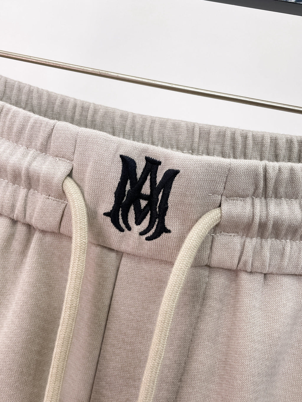 AMIRI Tie‑Dye Patch Logo Drawstring Casual Shorts