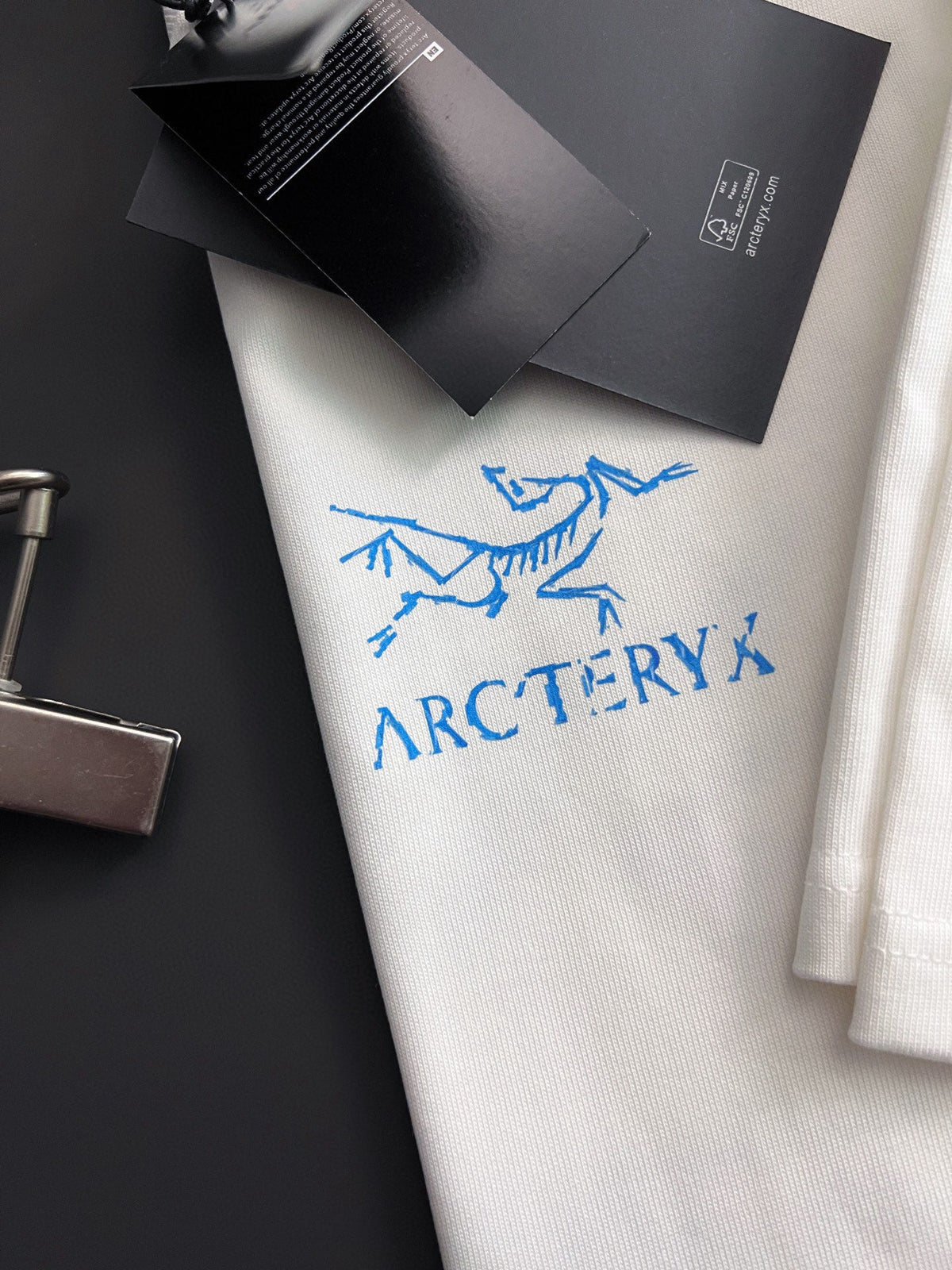 Front‑Back Fossil‑Bird Graphic Print Short‑Sleeve T‑Shirt
