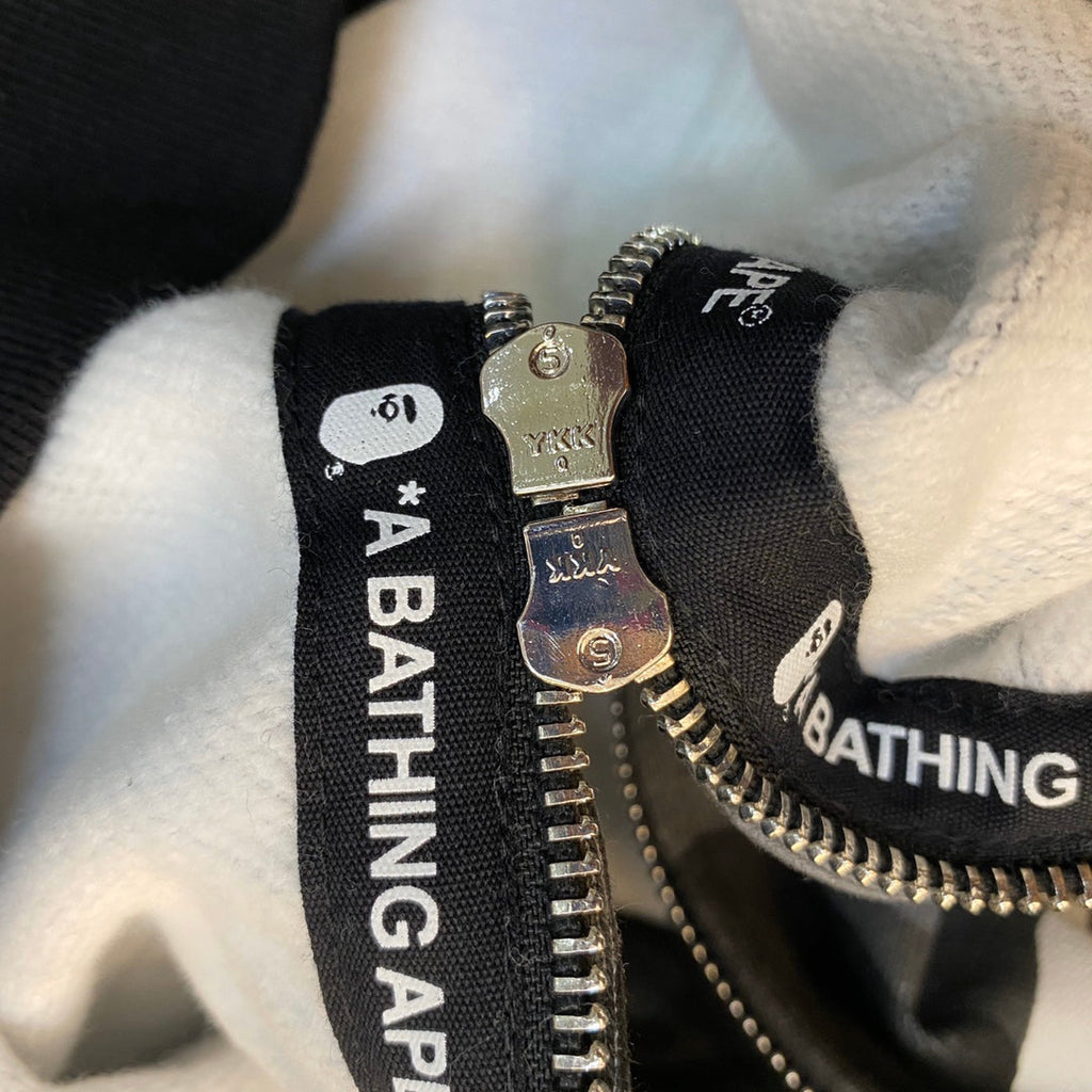 BAPE Shark Full-Zip Double Hood Glow-in-the-Dark City Camo Hoodie