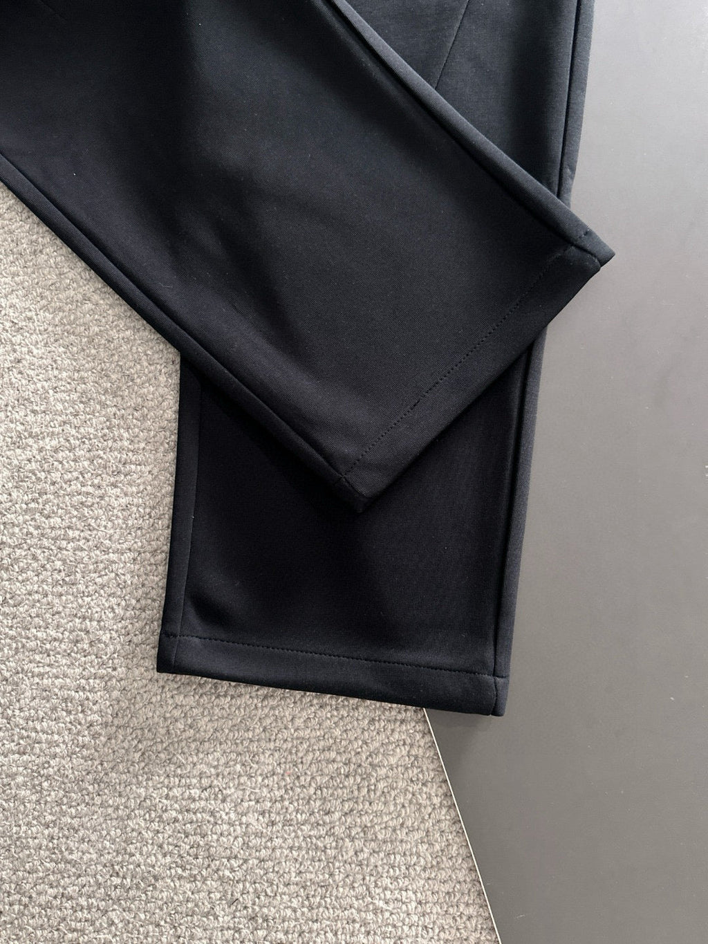Stone Island Heathered Cotton Blend Relaxed Straight Sweatpants