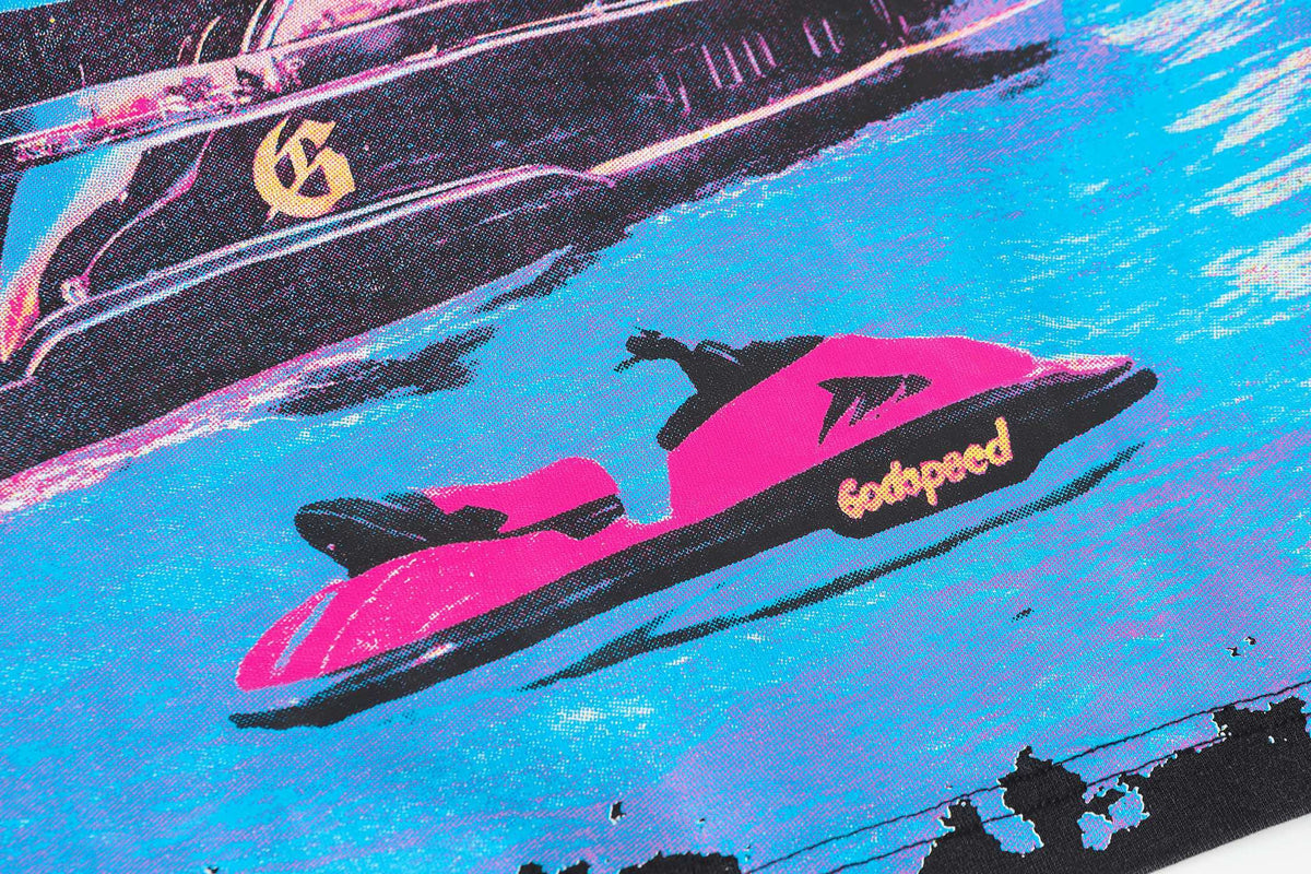 Godspeed Miami Yacht Vintage Graphic Tee