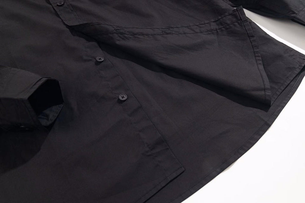 NY Yankees Embroidered NY Oxford Button-Down Shirt - Black
