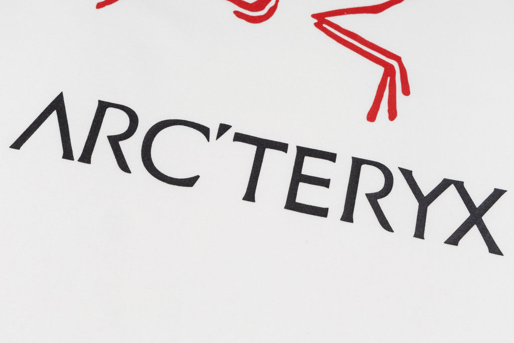 Arc'teryx Red Bird Logo Crew Neck Short‑Sleeve T‑Shirt, Unisex Relaxed Fit Tee