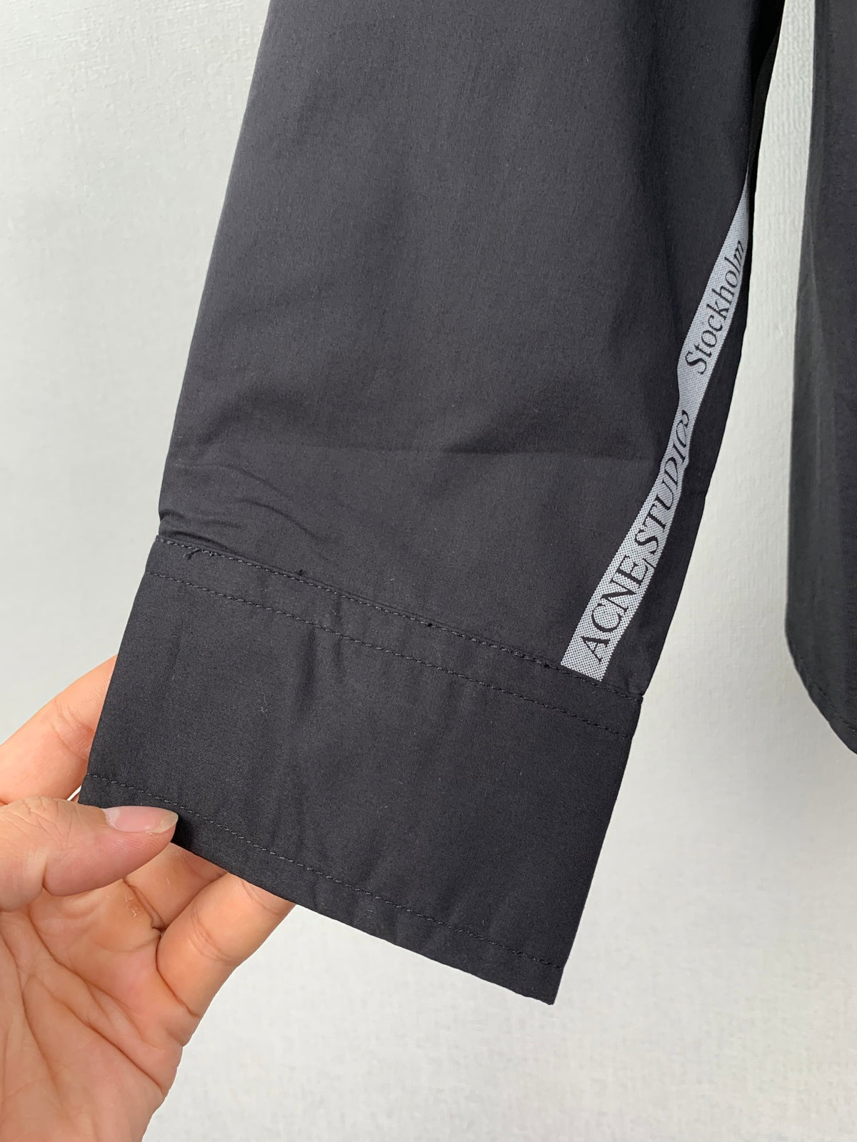 Acne Studios Oversized Pocket Long‑Sleeve Button‑Down Shirt