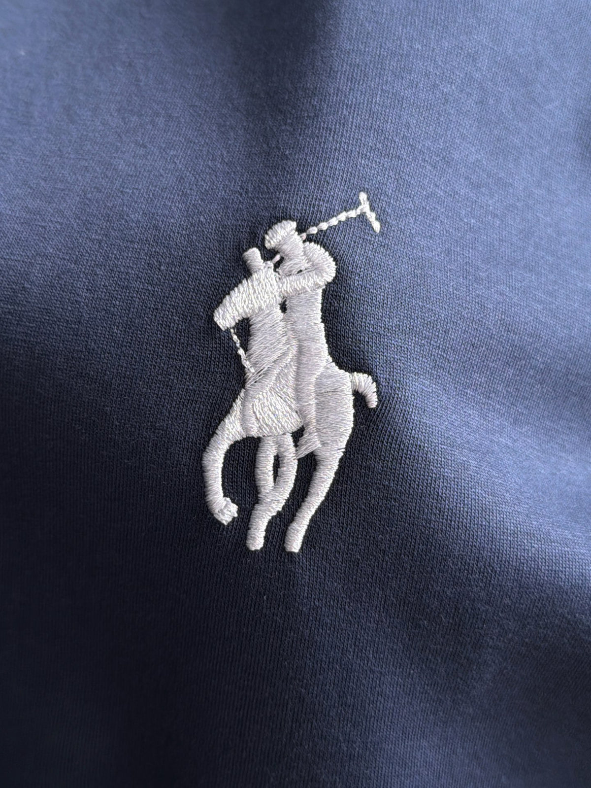 Men's 2‑Piece Outfit, Crew Neck Short‑Sleeve T‑Shirt + Drawstring Shorts Set Horse Embroidery Casual Tracksuit