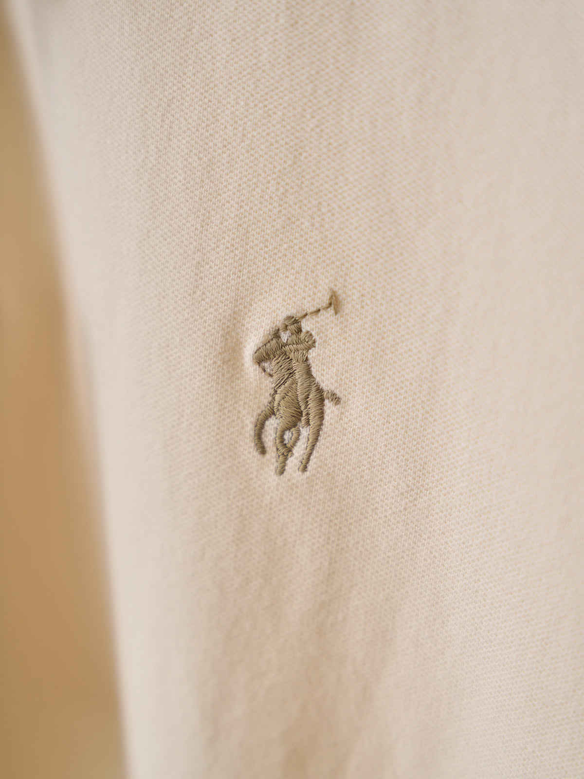 Polo Ralph Lauren Men's Classic Short‑Sleeve Polo Shirt, Khaki Pony Embroidery