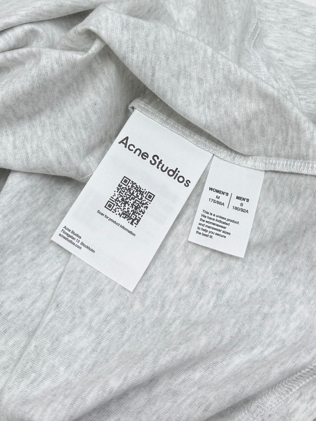 Acne Studios Minimal Graphic Short‑Sleeve T‑Shirt