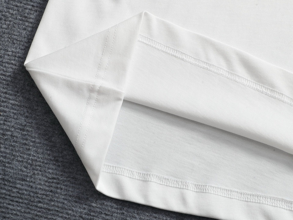 AMIRI Sounds Small Chest Logo Crew‑Neck Short‑Sleeve T‑Shirt