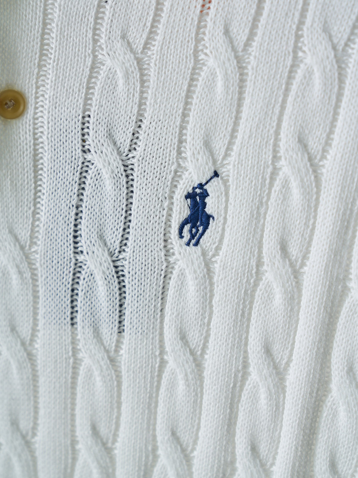 Ralph Lauren Men's Cable‑Knit Short‑Sleeve Polo Shirt