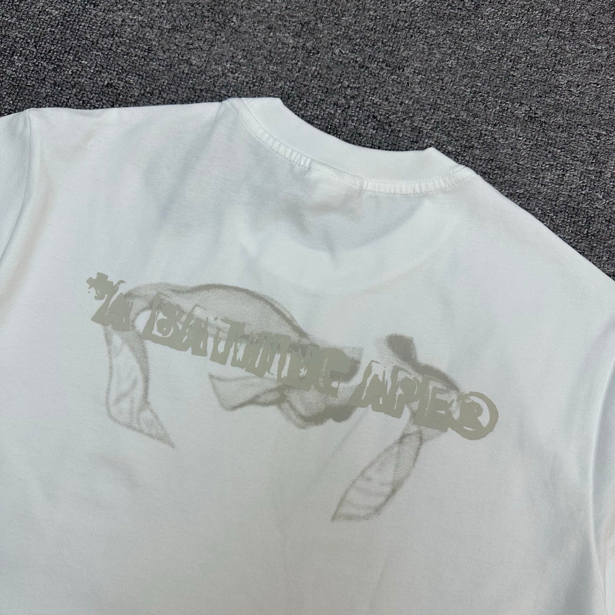 BAPE FW25 Mosquito Coil Ink Wash Ape Sumi-E Oversized Heavyweight Unisex T-Shirt