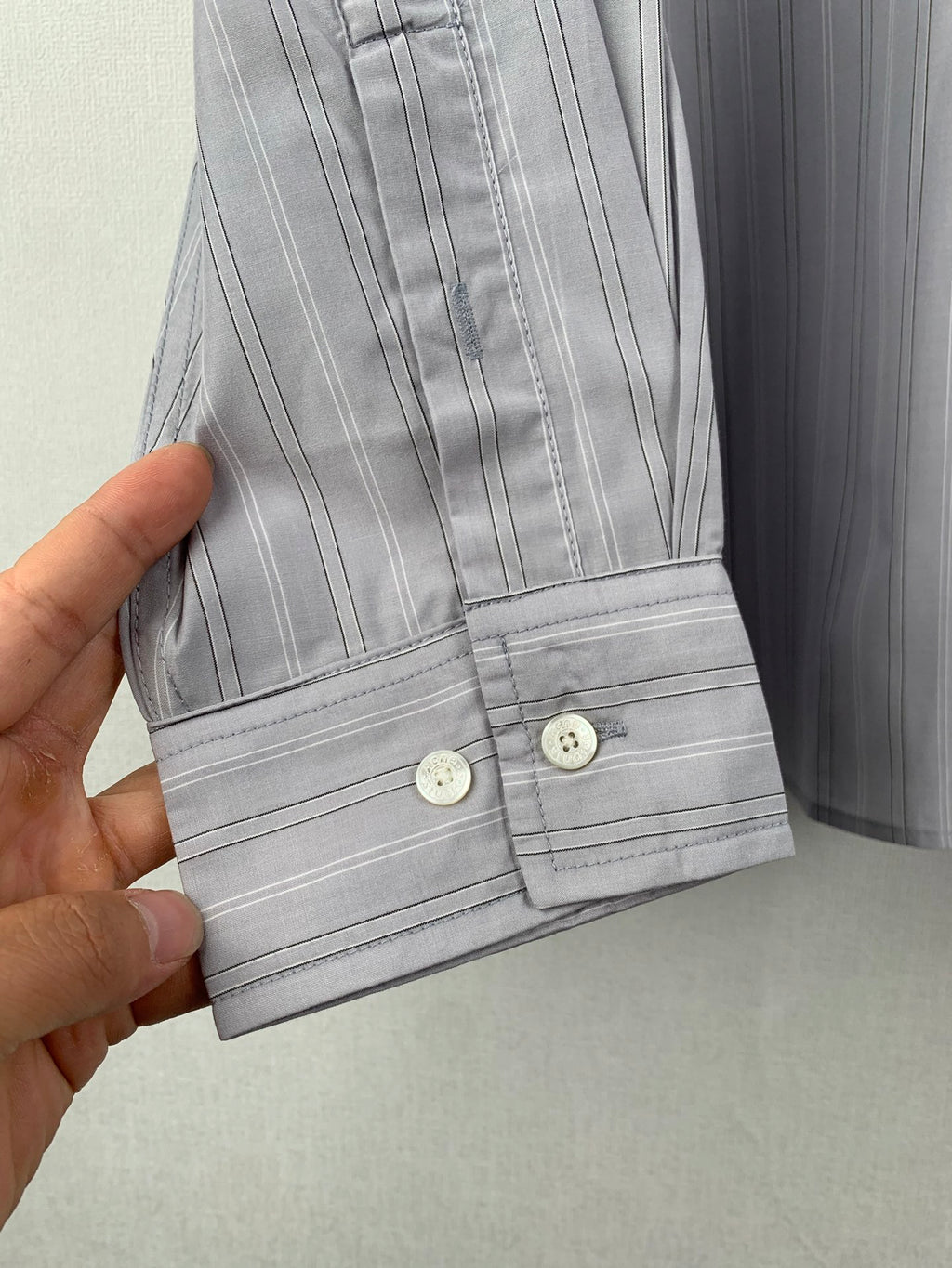 Acne Studios Oversized Long‑Sleeve Stripe Button‑Up Shirt