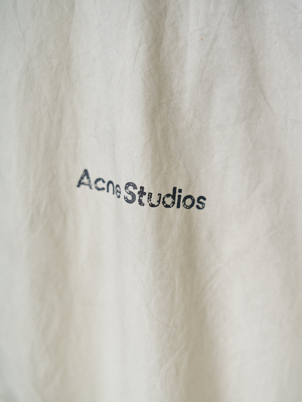 Acne Studios Unisex Zip‑Up Stand‑Collared Windbreaker Jacket