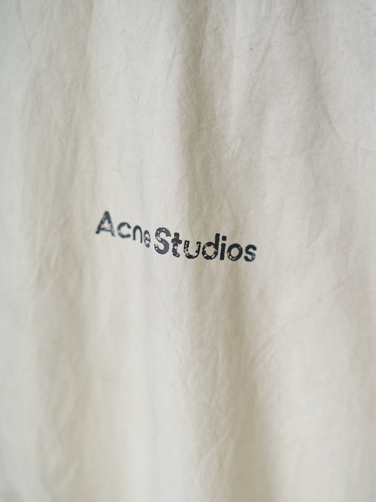Acne Studios Unisex Zip‑Up Stand‑Collared Windbreaker Jacket